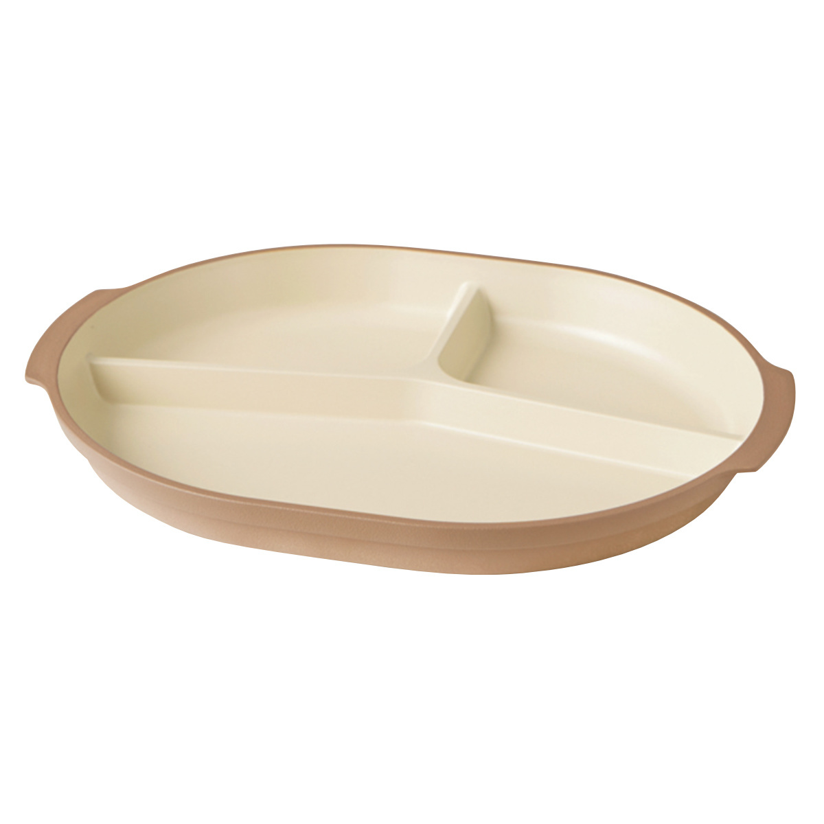 ランチプレート 26.5cm caston プラスチック （ 食洗機対応 電子レンジ対応 日本製 プレート 皿 仕切り皿 楕円 オーバル ） | ブランド登録なし | 01