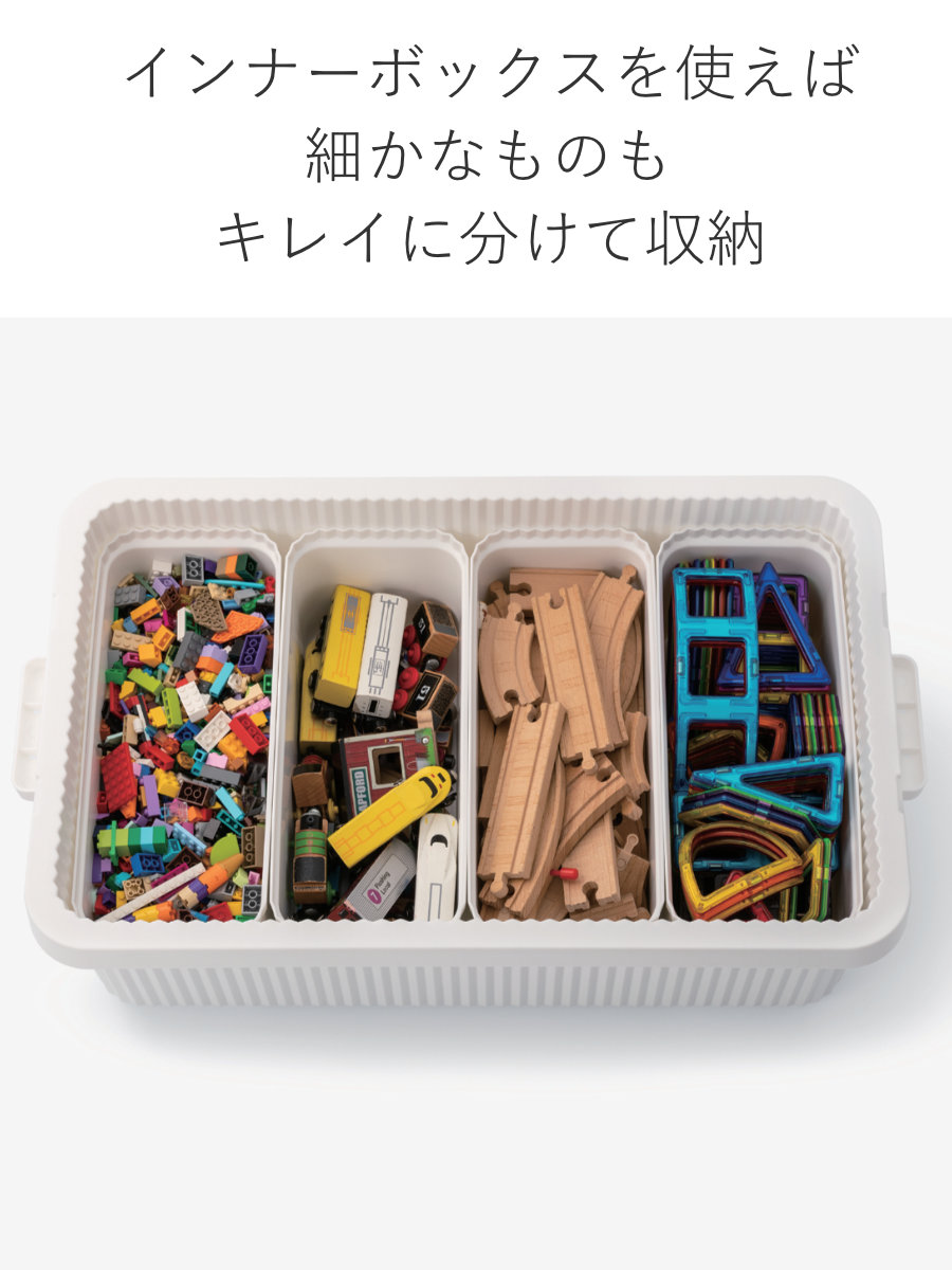 吉川国工業所 コンテナボックス 53L 浅型 スタックアップコンテナー53