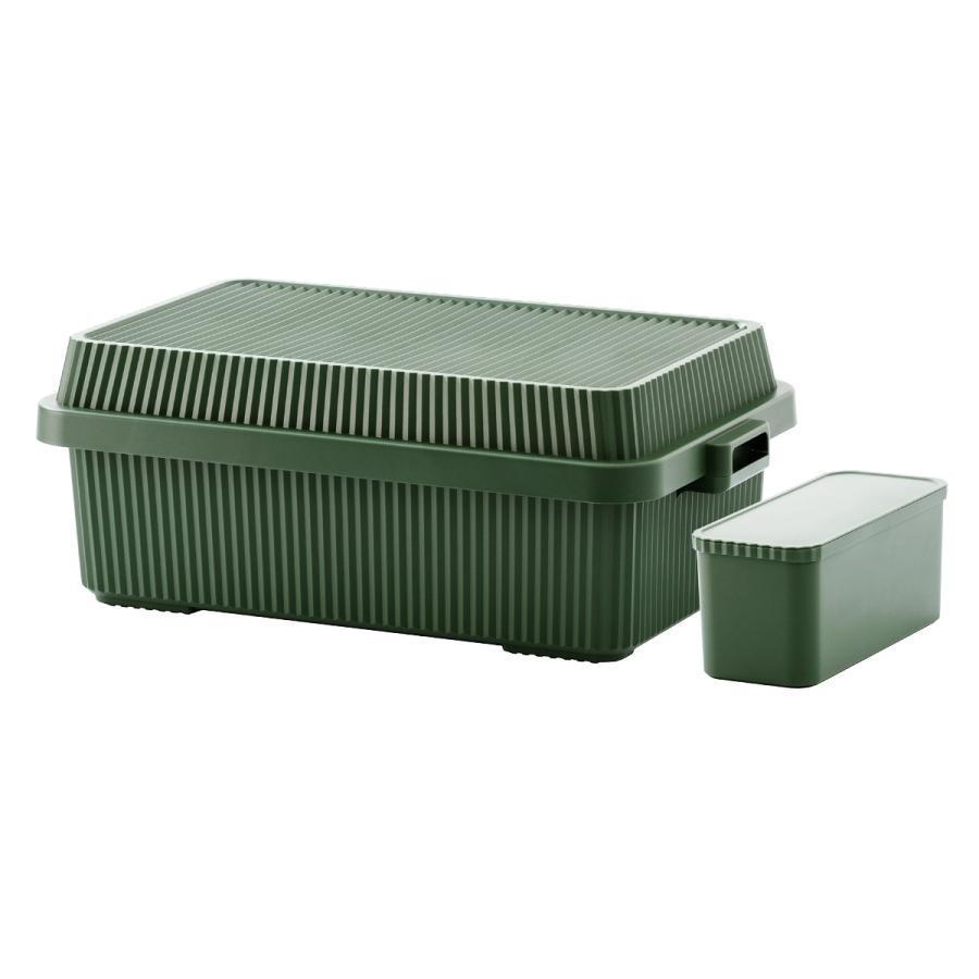 Like-it 特典付き コンテナボックス 53L 浅型 インナーボックス付