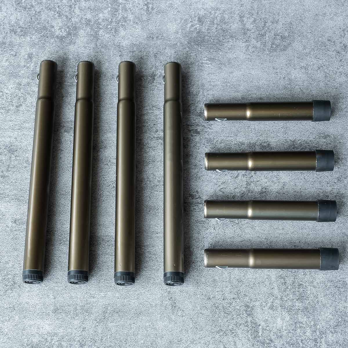CAPTAIN STAG アウトドアテーブル 45×90cm 高さ4段階調節付