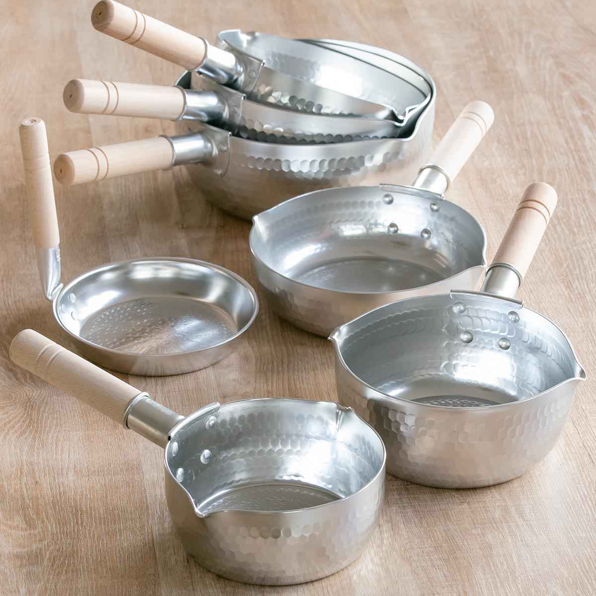 和の職人 IH対応 雪平鍋 24cm 日本製 （ 行平鍋 ガス火 IH 対応 アルミ