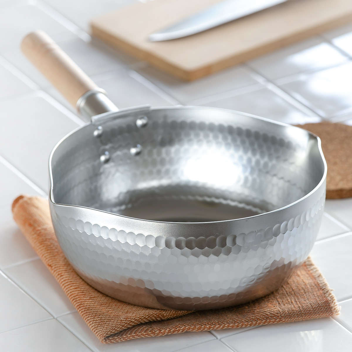 和の職人 IH対応 雪平鍋 24cm 日本製 （ 行平鍋 ガス火 IH 対応 アルミ