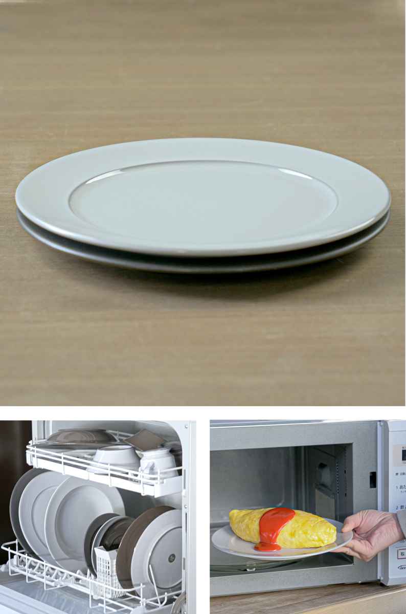 プレート 21cm ROOTS テール 磁器 （ 食洗機対応 電子レンジ対応 日本