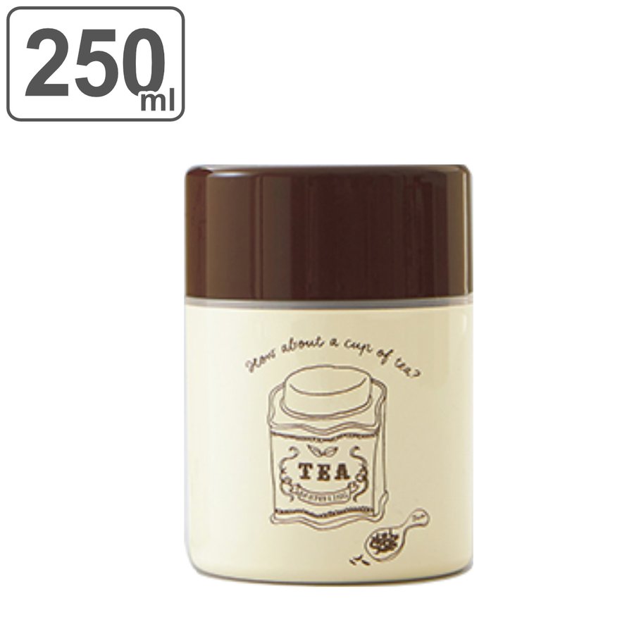 茶筒 小 250ml tea （ お茶容器 茶葉容器 保存容器 キャニスター ストッカー 茶葉入れ 茶缶 ） :387623:リビングート ヤフー店  - 通販 - Yahoo!ショッピング