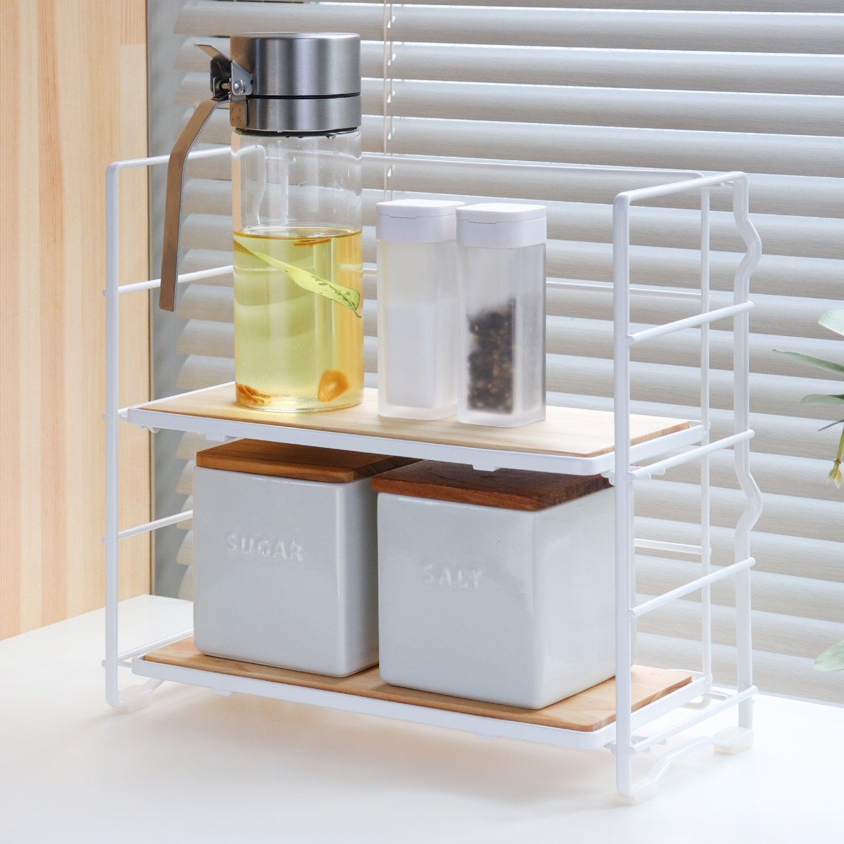 和平フレイズ スパイスラック 木天板付き Flowto フロウト （ 調味料