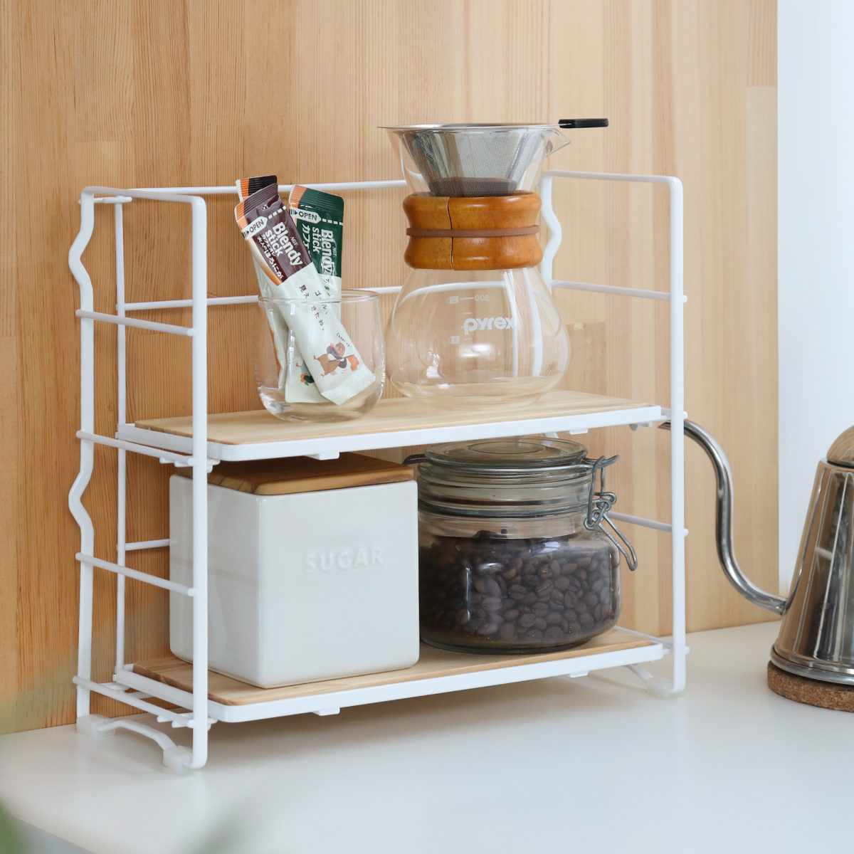 和平フレイズ スパイスラック 木天板付き Flowto フロウト （ 調味料