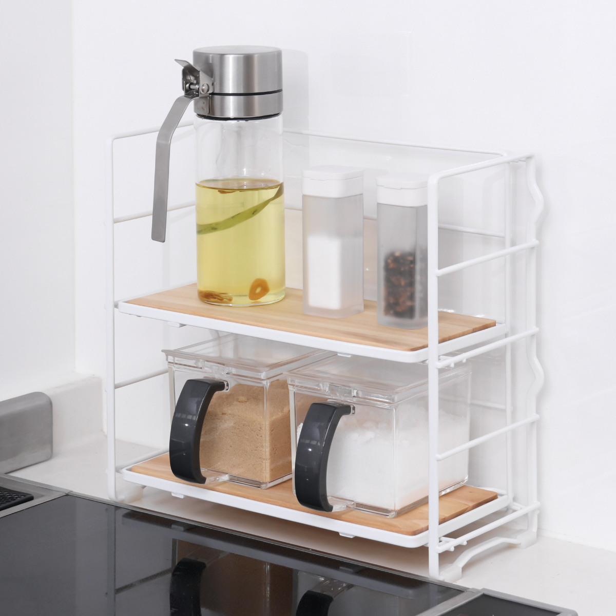 和平フレイズ スパイスラック 木天板付き Flowto フロウト （ 調味料