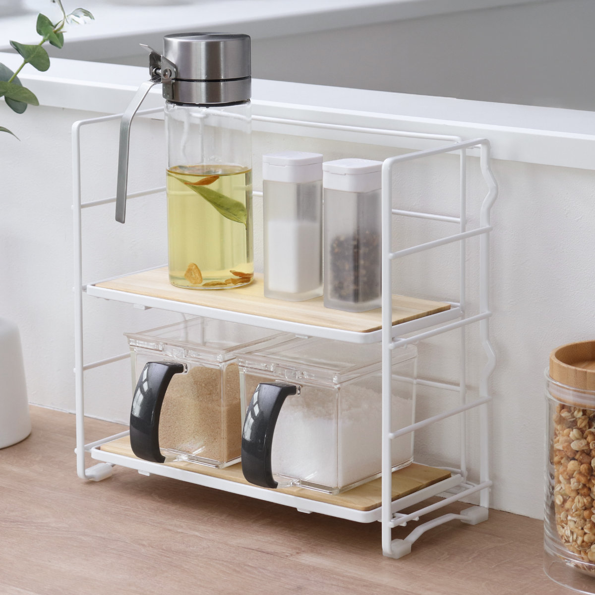 和平フレイズ スパイスラック 木天板付き Flowto フロウト （ 調味料