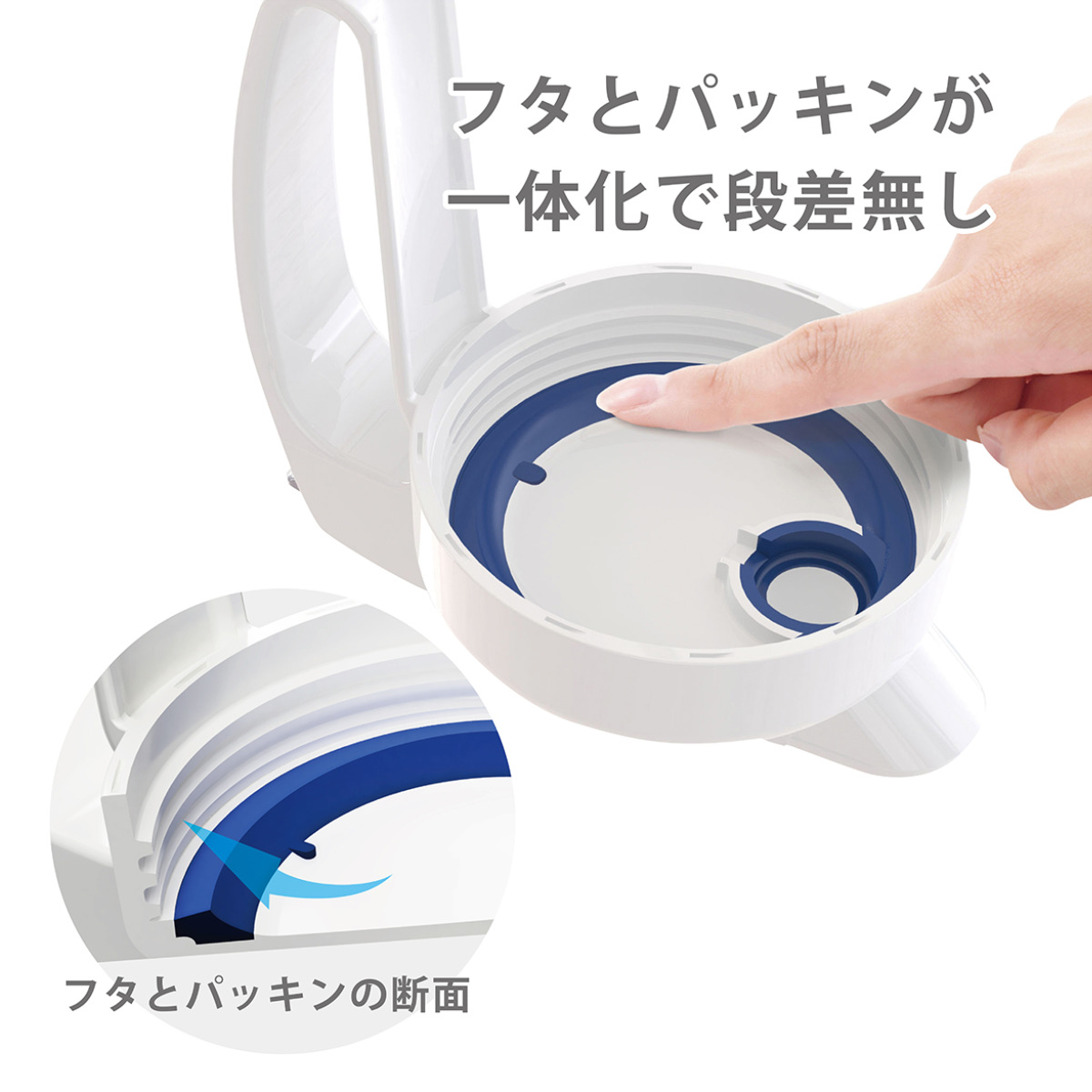 ピッチャー 3L シームレス パッキン一体型 ...の詳細画像1