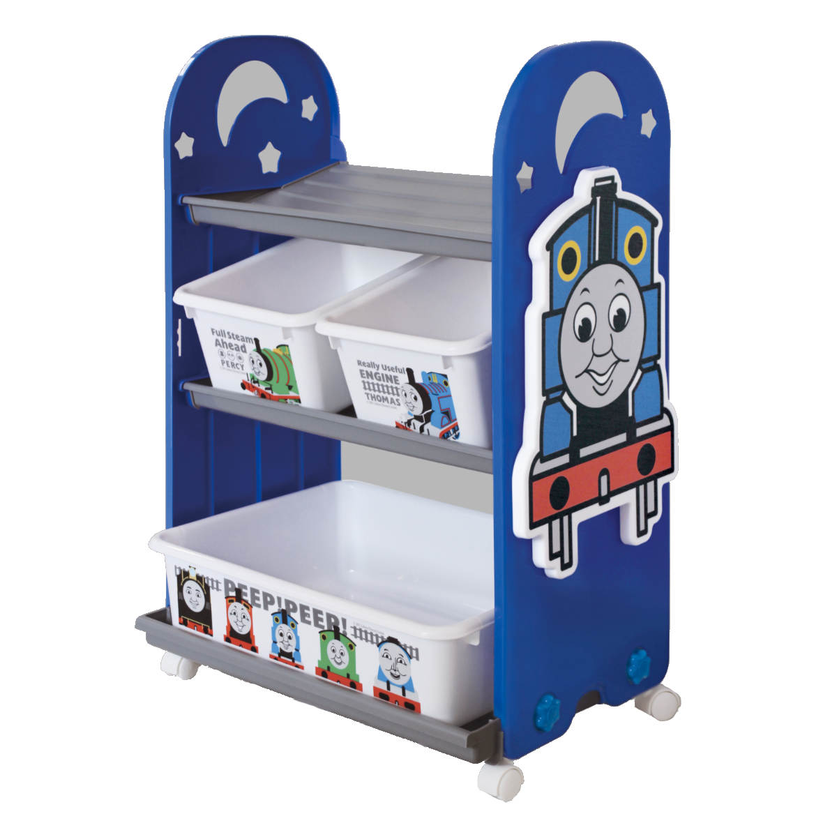 トーマスプレイテーブル　木製　おもちゃ収納棚　子供部屋家具 Amazon.co.jp: きかんしゃトーマス お片付け プレイテーブル