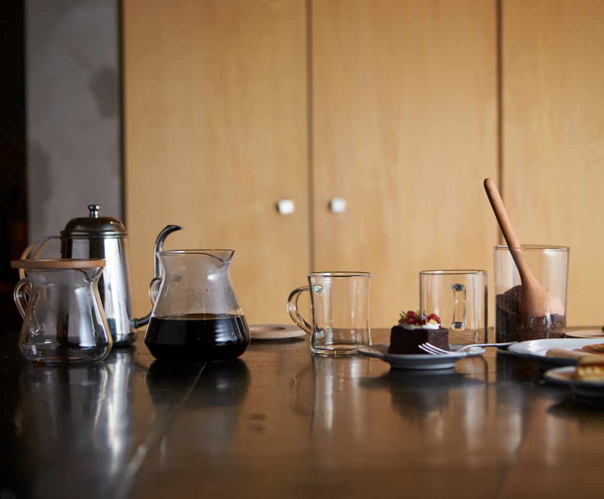 ピッチャー 550ml L コーヒーサーバー CAFECA 耐熱ガラス （ 食洗器