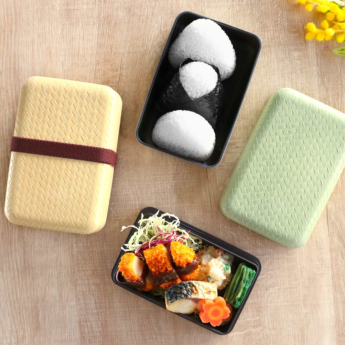 弁当箱 2段 900ml あじろ竹籠 武蔵弁当箱 （ お弁当箱 ランチボックス