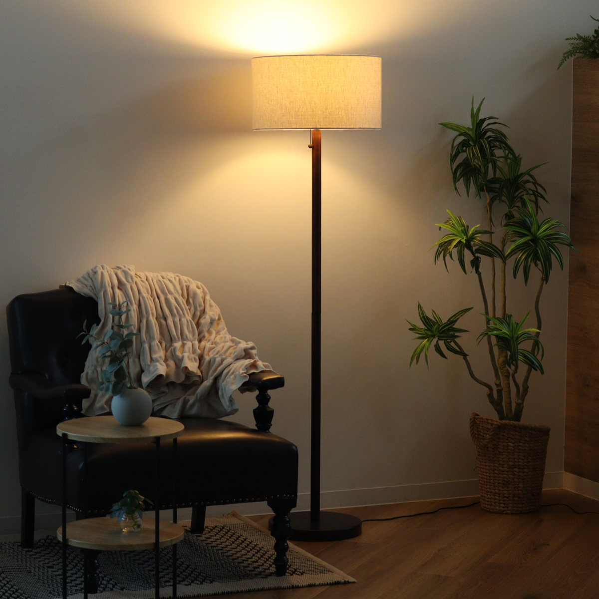 LED対応 フロアライト ヴィンテージ スタンド ランプ 北欧 間接照明 デンマークヴィンテージ フロアスタンドライト 間接照明 チーク材 北欧