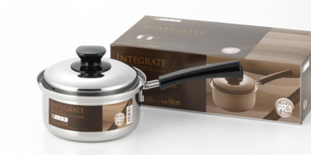 ヨシカワ 片手鍋 16cm IH対応 インテグレート ステンレス 日本製 （ IH