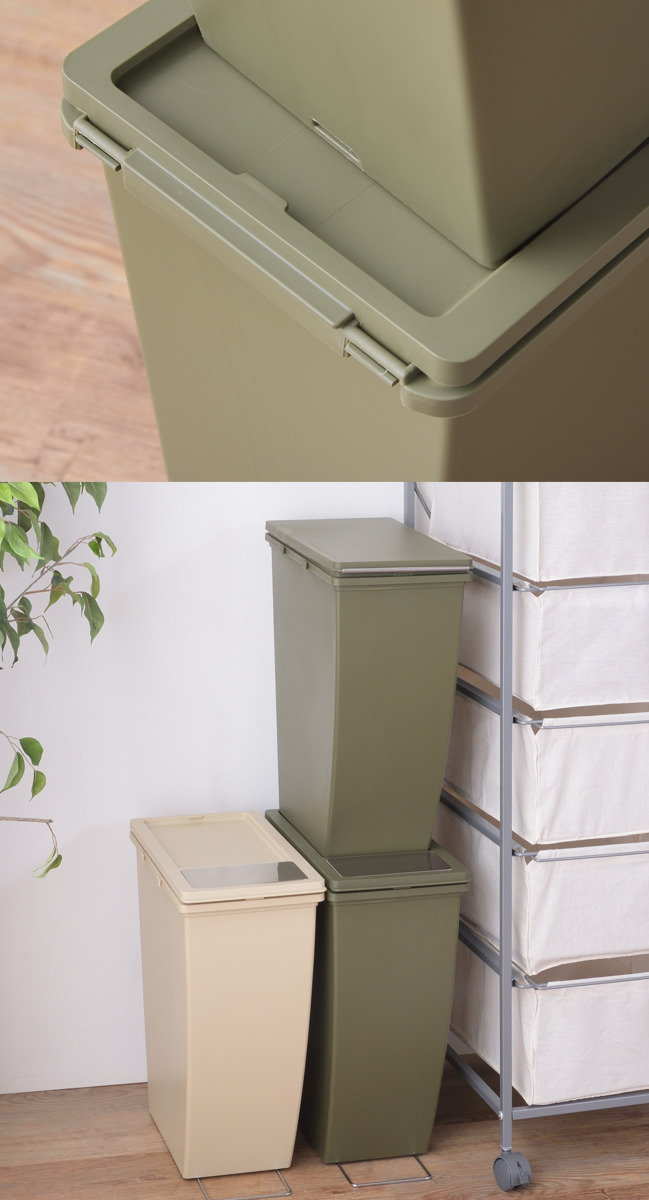 東谷 ゴミ箱 20L スリムコンテナ プッシュ （ 20リットル 20l スリム