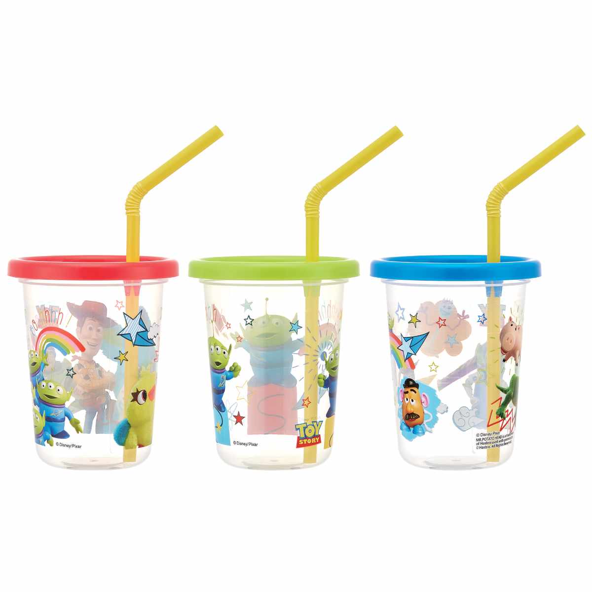 Disney（ディズニー） タンブラー ストロー付き 3個入り 230ml トイ