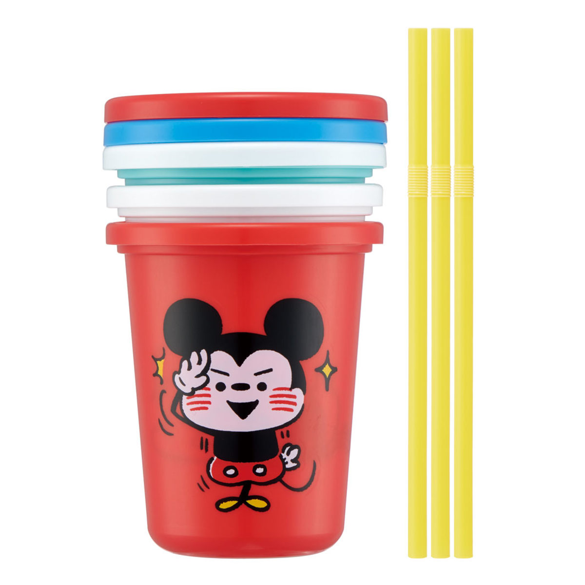 スケーター タンブラー ストロー付き 3個入り 320ml プラスチック