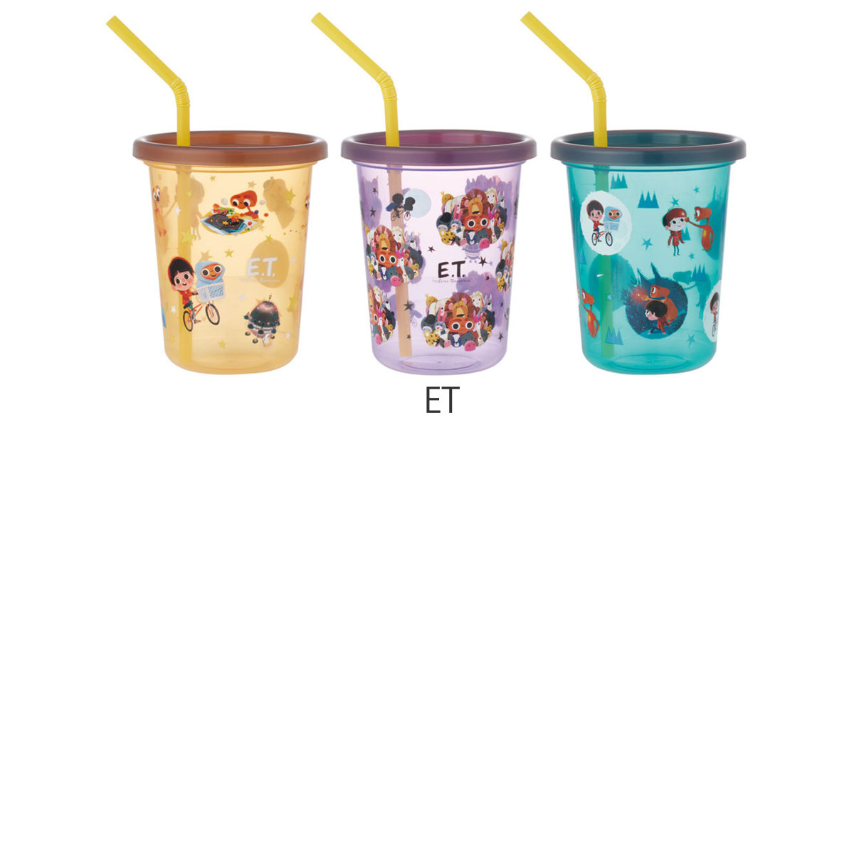 スケーター タンブラー ストロー付き 3個入り 320ml プラスチック