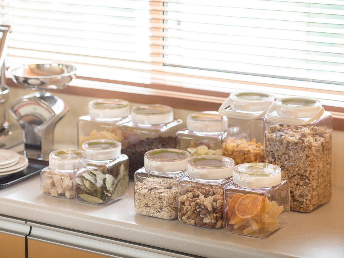 保存容器 密閉 2.4L キーポット 角型 3個セット （ ワンプッシュ KEEPOT ラストロウェア 食洗機対応 冷蔵庫対応 保存 容器 調味料容器 調味料入れ ） | ブランド登録なし | 18