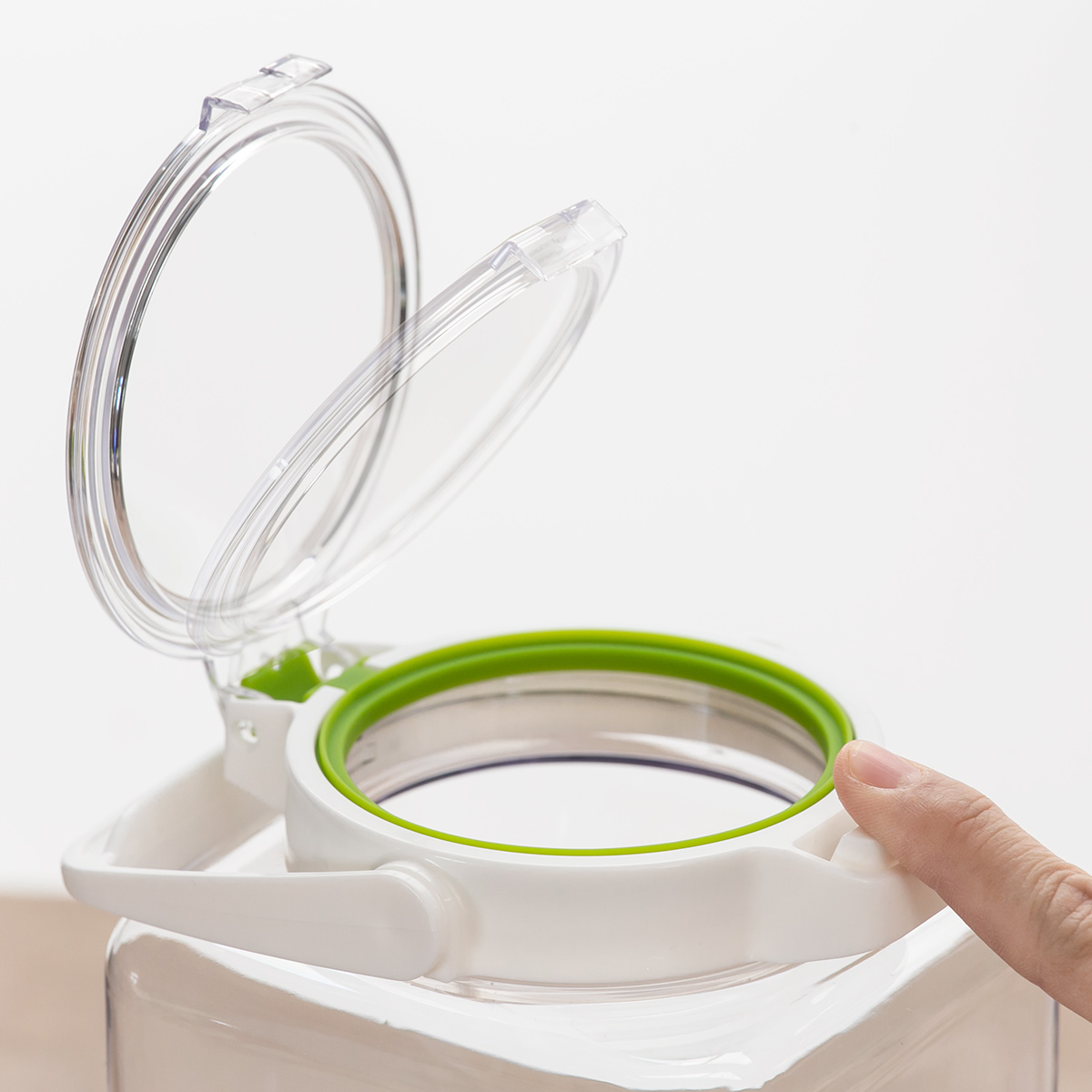 保存容器 密閉 2.4L キーポット 角型 3個セット （ ワンプッシュ KEEPOT ラストロウェア 食洗機対応 冷蔵庫対応 保存 容器 調味料容器 調味料入れ ） | ブランド登録なし | 03