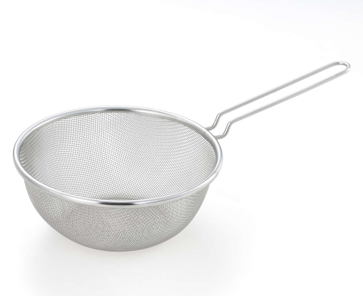 ヨシカワ ステンレス雪平鍋用片手ザル 18cm 味壱 日本製 （ ザル