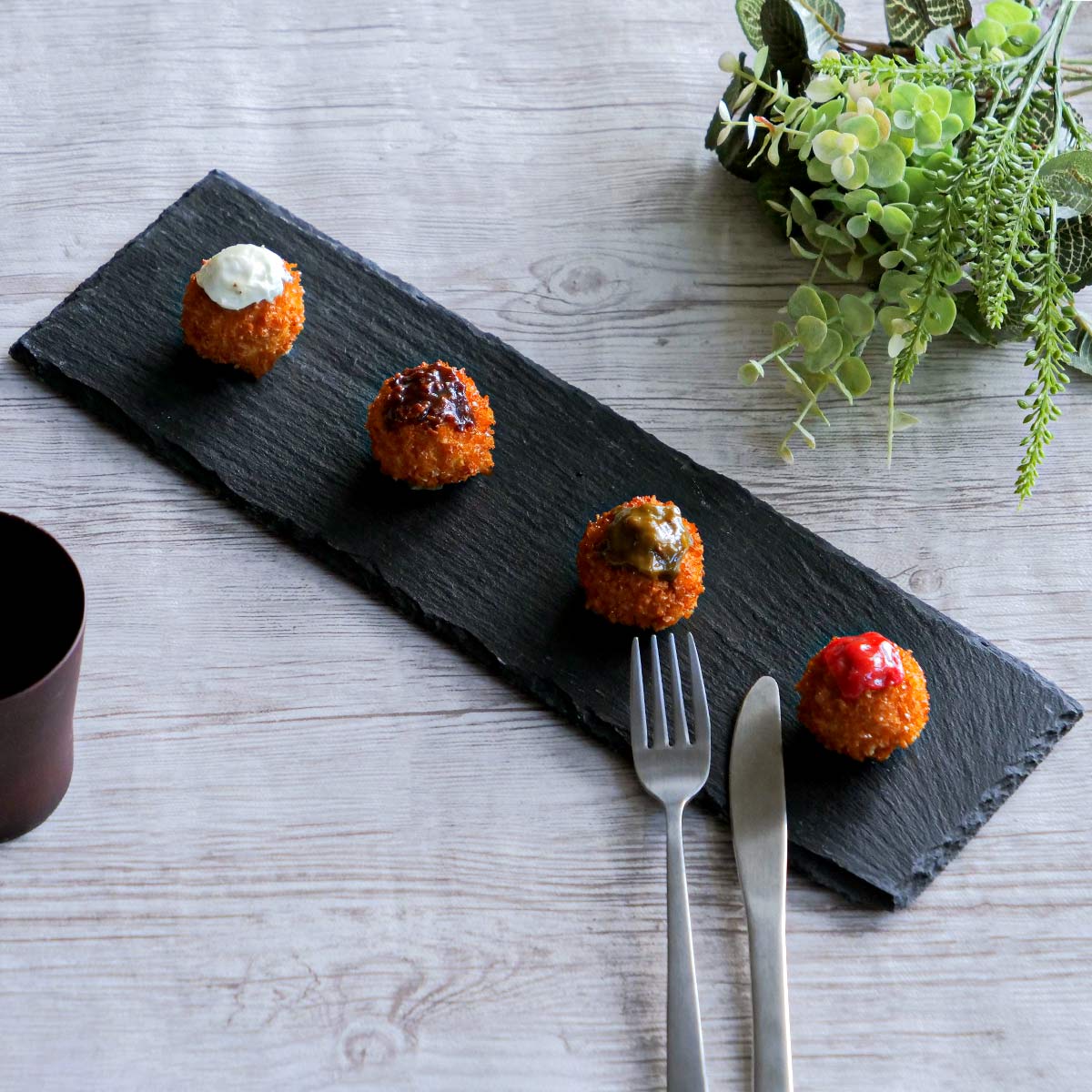 スレート 40cm 細長角 M.STYLE ライザーコレクション 粘板岩