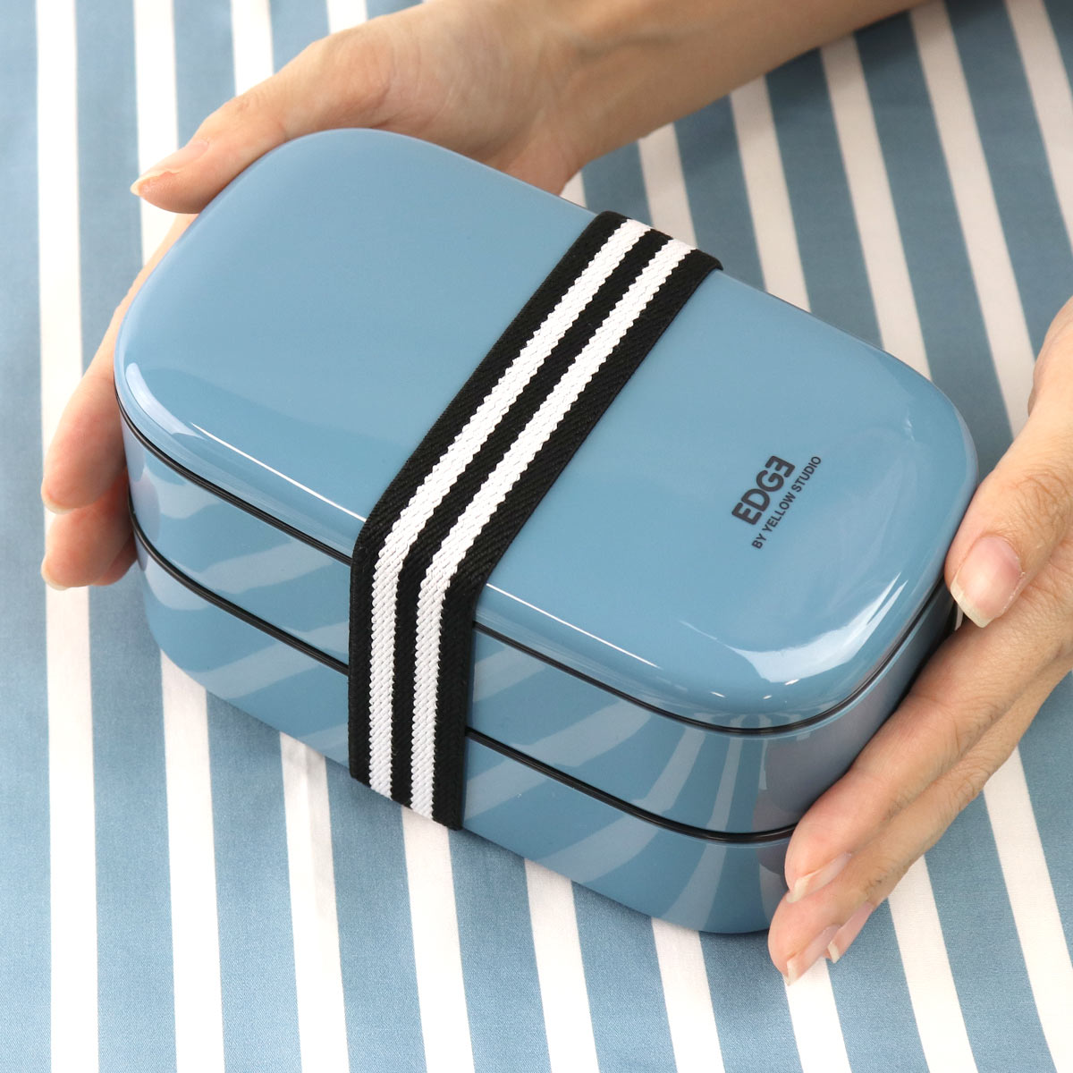 弁当箱 2段 800ml EDGE オーバル ...の詳細画像4