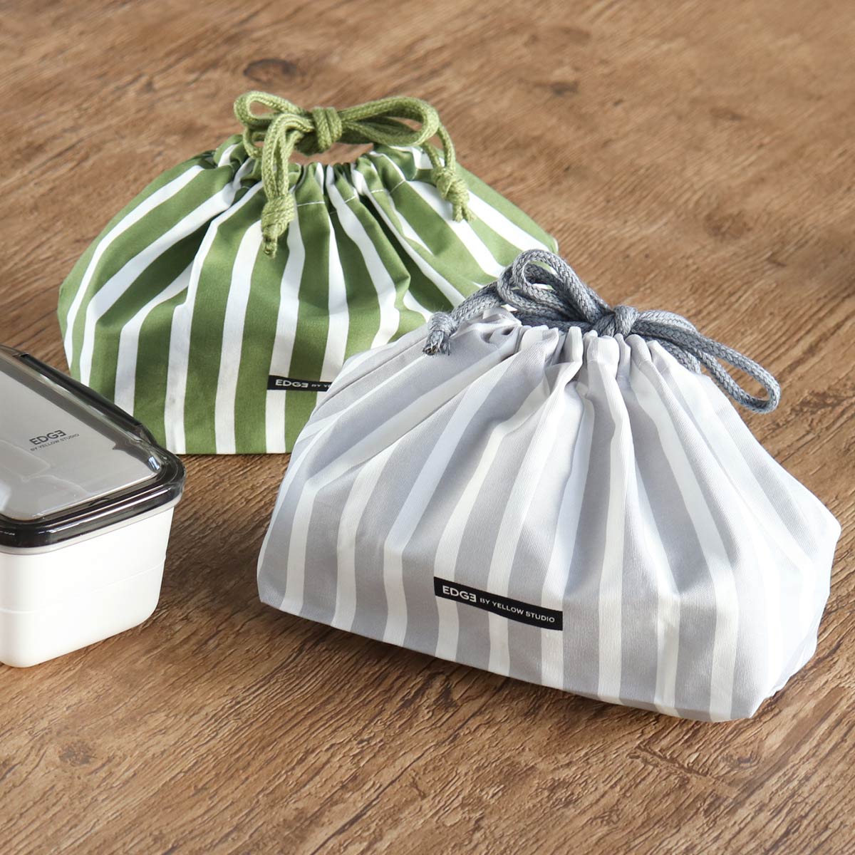 イエロースタジオ 弁当袋 巾着 EDGE （ お弁当袋 給食袋 巾着袋 ランチ