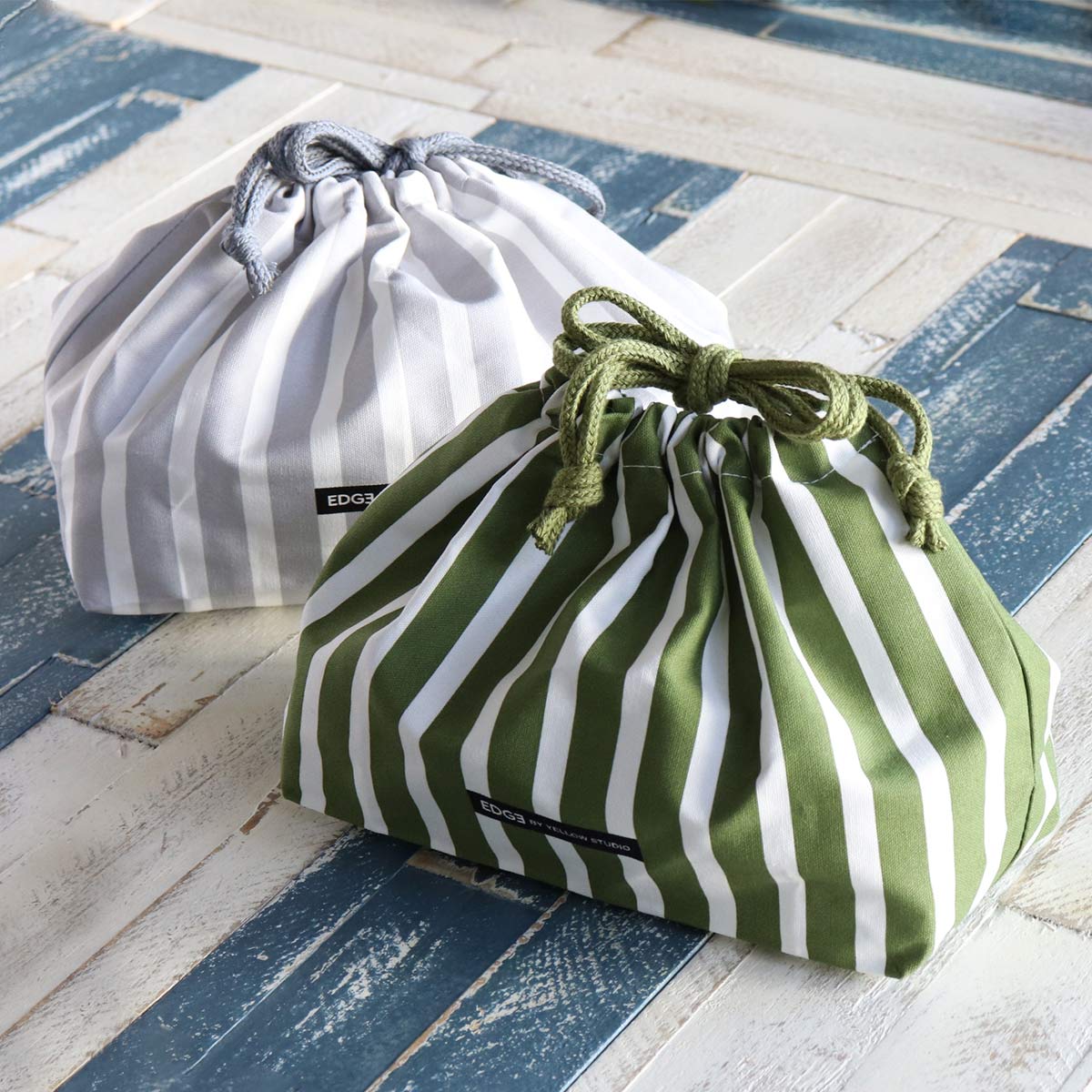 イエロースタジオ 弁当袋 巾着 EDGE （ お弁当袋 給食袋 巾着袋 ランチ