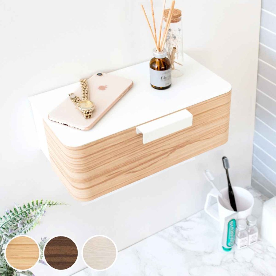 ティッシュケース ペーパータオルホルダー 壁掛け （ ティッシュカバー ティッシュボックス 壁面 スチール ナチュラル シンプル 北欧 ）