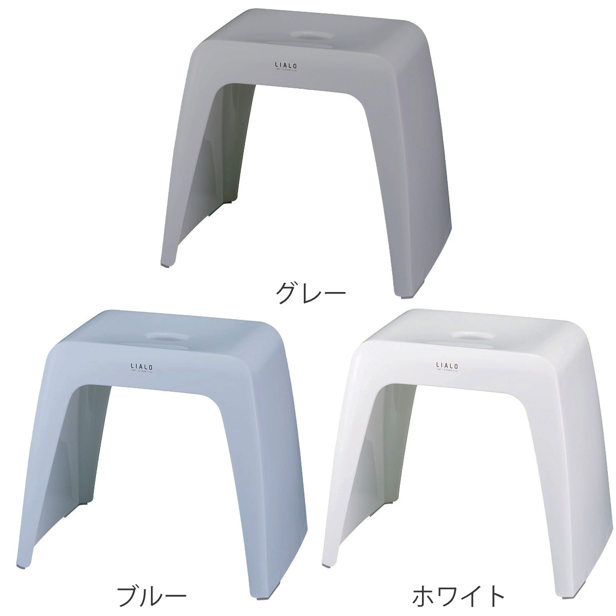 風呂椅子 リアロ 35cm 日本製 ( 風呂イス 風呂いす 風呂 お風呂 いす イス 椅子 抗菌 銀 Ag 防カビ 35 高め ) 関連画像2