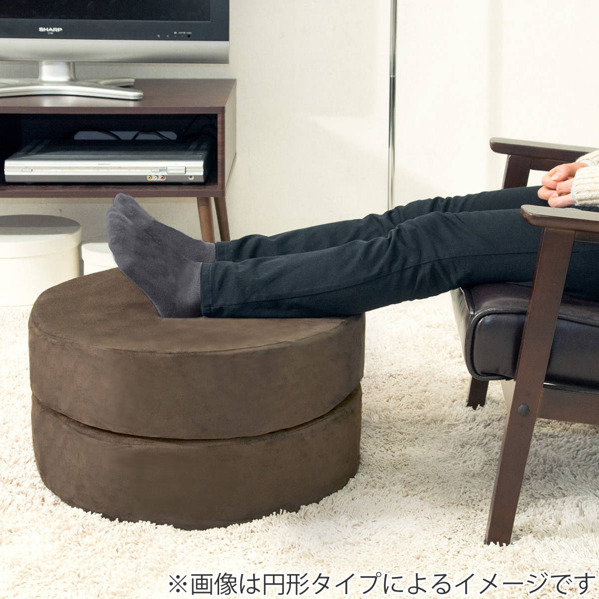 クッション リビング座布団 長方形 ( 低反発...の詳細画像5