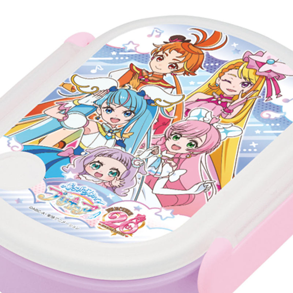 小森樹脂 弁当箱 1段 350ml 抗菌 小判型 ひろがるスカイ！プリキュア
