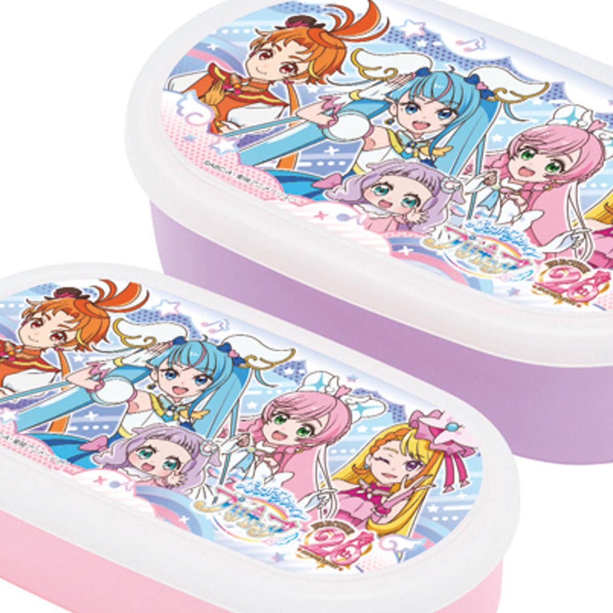 小森樹脂 弁当箱 抗菌 2個セット ひろがるスカイ!プリキュア