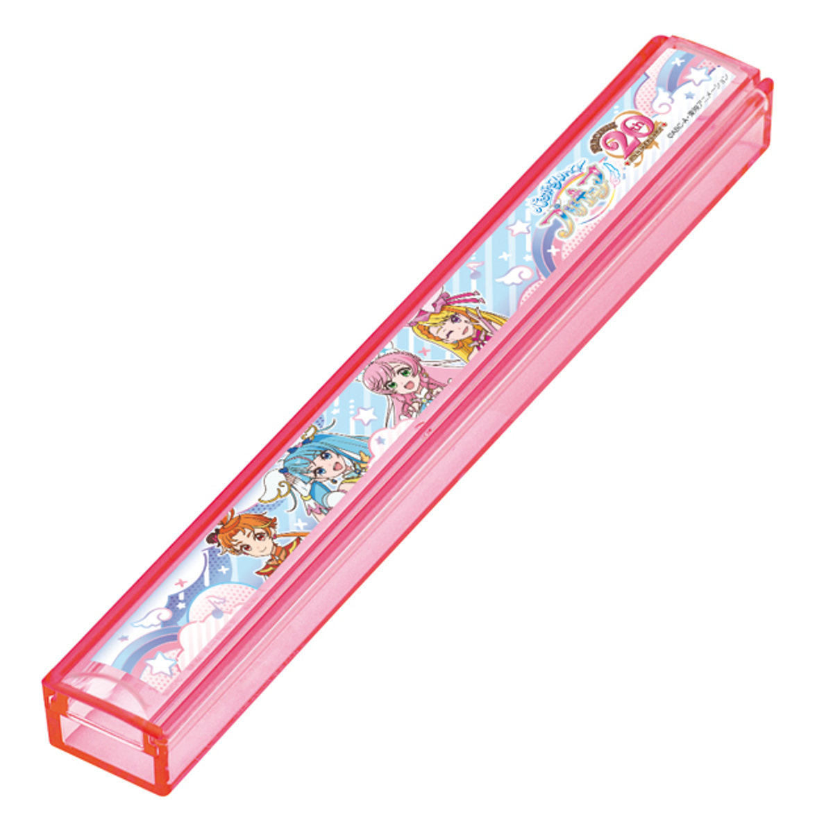 小森樹脂 箸箱 透明 ひろがるスカイ！プリキュア （ プリキュア 箸