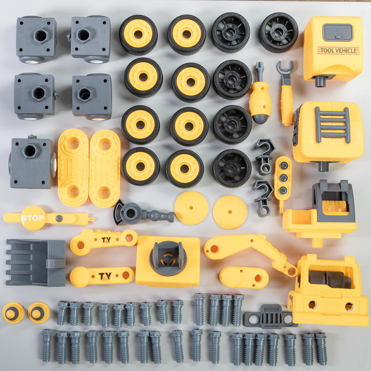 おもちゃ DIY TRUCK 14 車 トラック （ 知育玩具 車のおもちゃ 組立て