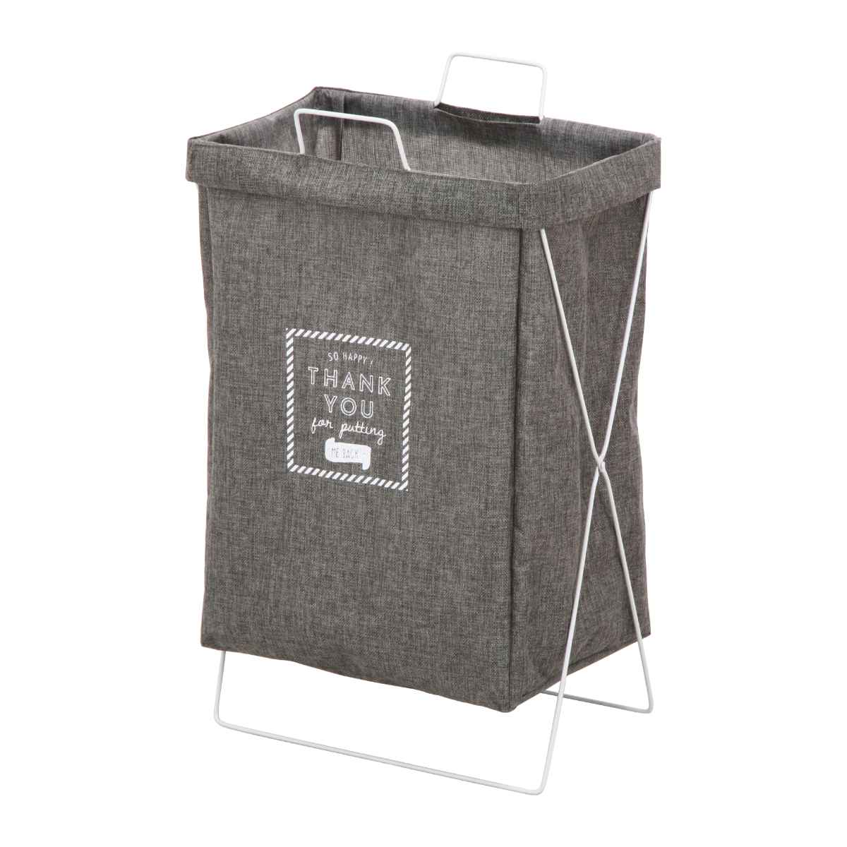 不二貿易（Fuji Boeki） ランドリーボックス 横型取手付 ワンポイント