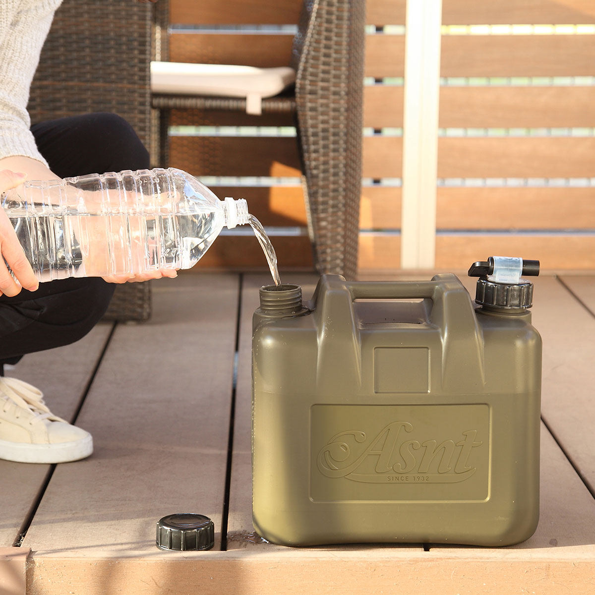 ウォータータンク 10L ASNTタンク ミリタリー 水専用 （ 水 タンク