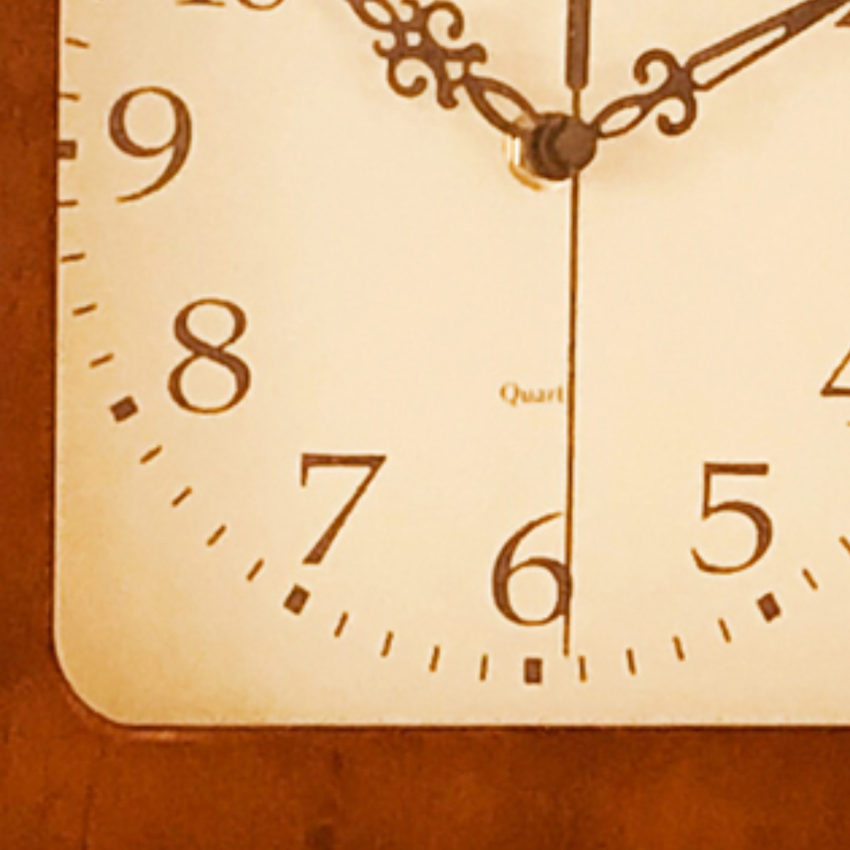 振り子時計 レクタングル 木製 北欧風 （ 時計 掛け時計 置き時計 置き