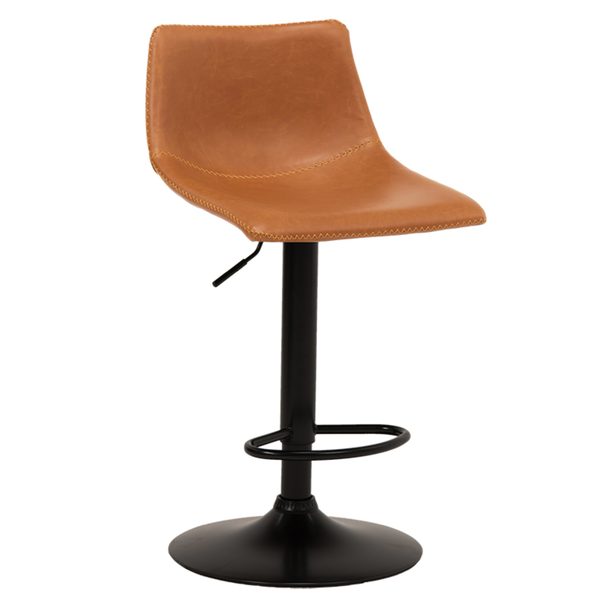 HAGiHARA（萩原） カウンターチェア 座面高58〜79cm レザー調 高さ調整