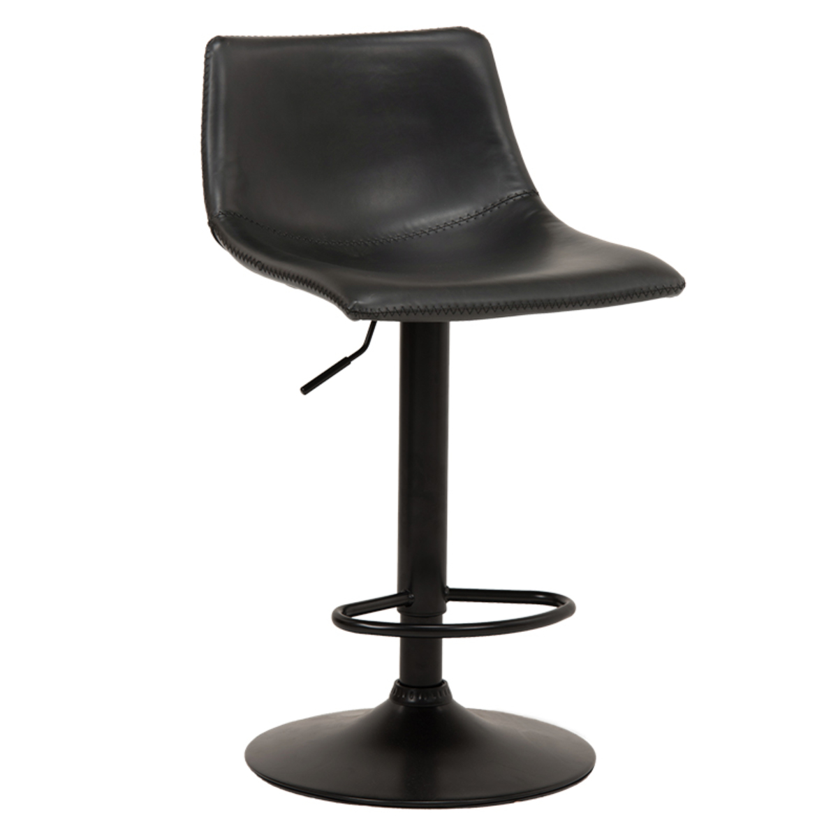 HAGiHARA（萩原） カウンターチェア 座面高58〜79cm レザー調 高さ調整