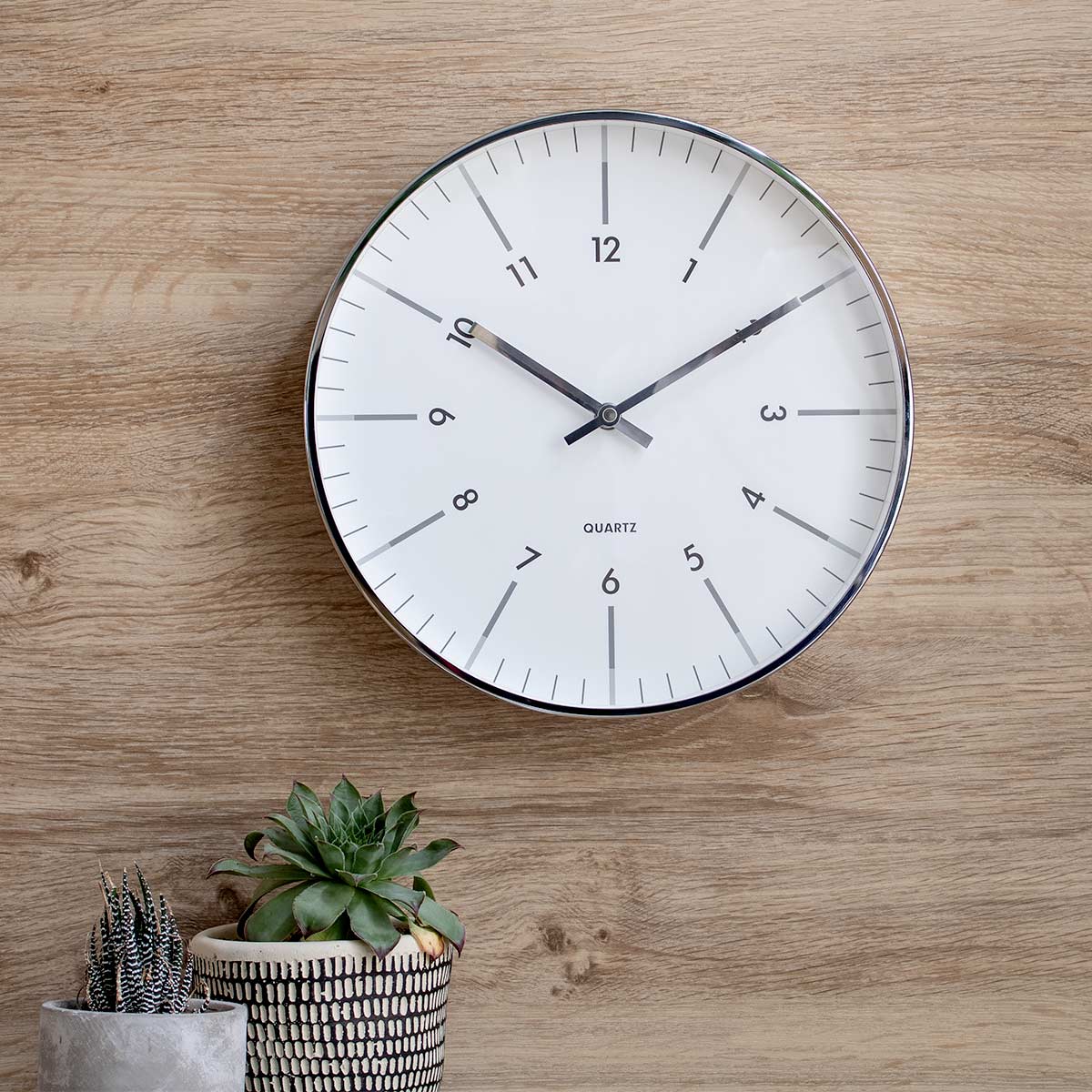 アントレックス 掛け時計 BLUEANT クラシッククロック ホワイト