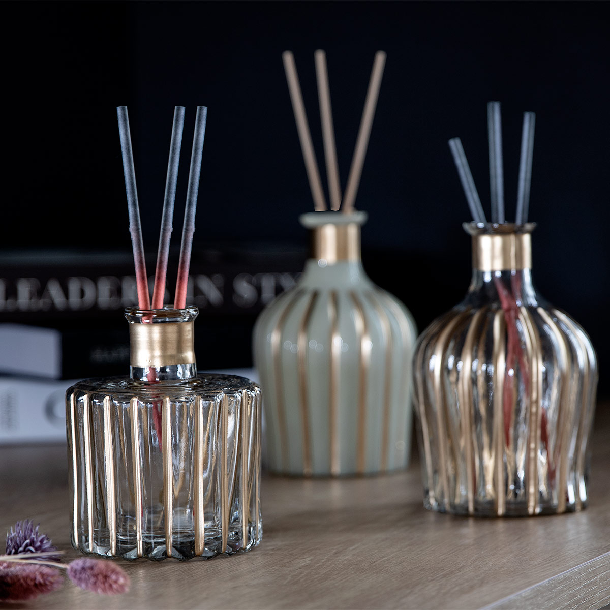 花瓶 ガラスベース 直径10.5×高さ16cm （ フラワーベース 花びん 花器