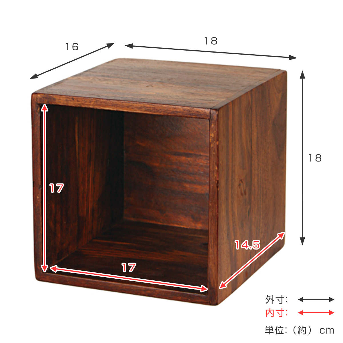 シングルシンプルCDラック ( 幅18×奥行1...の詳細画像1