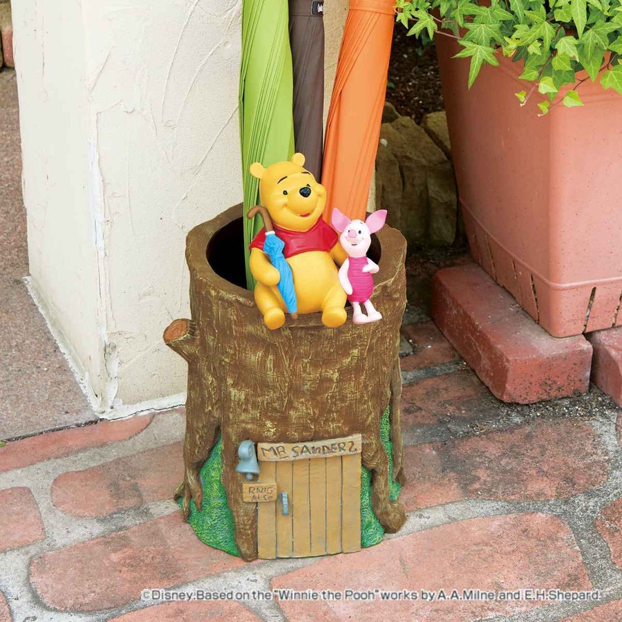 セトクラフト 傘立て 屋外兼用 プー＆ピグレット （ アンブレラ