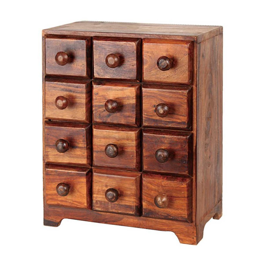 12引出ボックス （ 幅28×奥行16×高さ35cm 収納 引き出し 小物 卓上