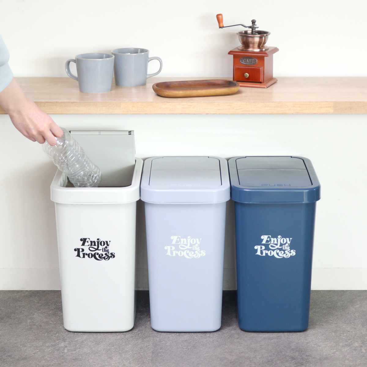 平和工業 ゴミ箱 18L スライドペール ふた付き （ ごみ箱 18リットル