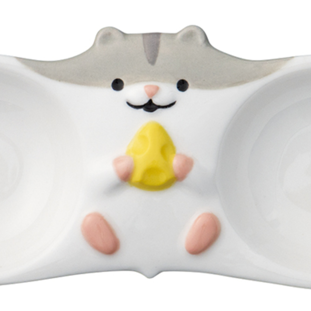 豆皿 14cm はむころん 陶器 ハムスター （ 小皿 皿 お皿 雑貨