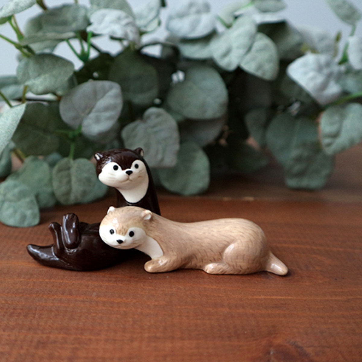 箸置き カワウソ 陶器 （ 箸置 箸おき はし置き はしおき 動物