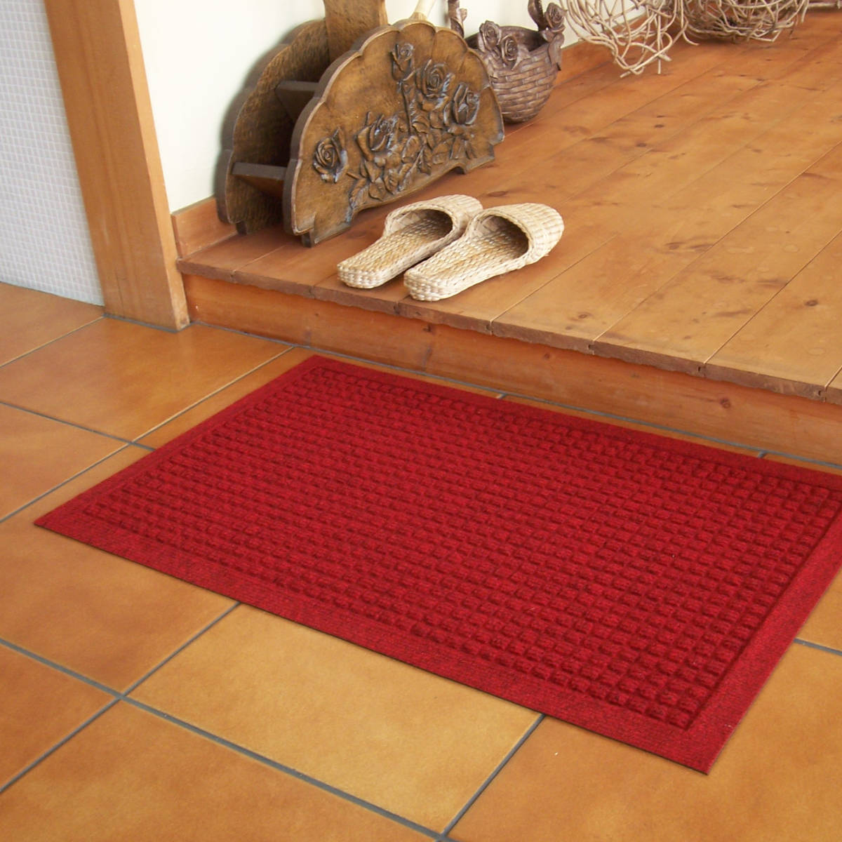 クリーンテックス・ジャパン 玄関マット 吸水速乾 88×146cm 屋内・屋外